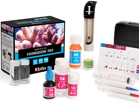 BỘ ĐO NỒNG ĐỘ ĐA NĂNG CA, MG,KH - REEF FOUNDATION PRO MULTI TEST KIT | REDSEA